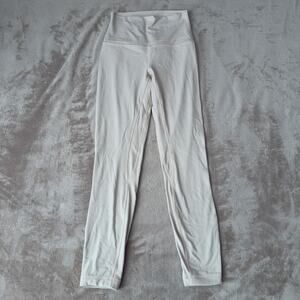 Lululemon Align Leggings Size 4 Cream Nude High Rise Yoga Pants